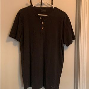 Men’s Large Dark Grey Abercrombie & Fitch Henley